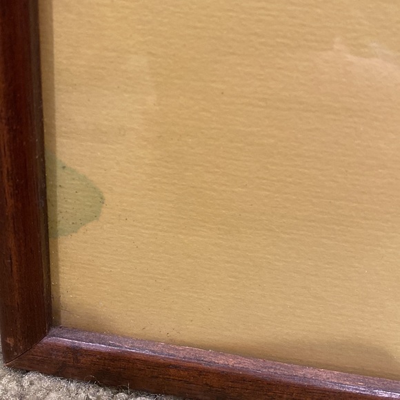 Nancy Chien Eriksen original ink art 1975 matted and framed - Picture 4 of 4